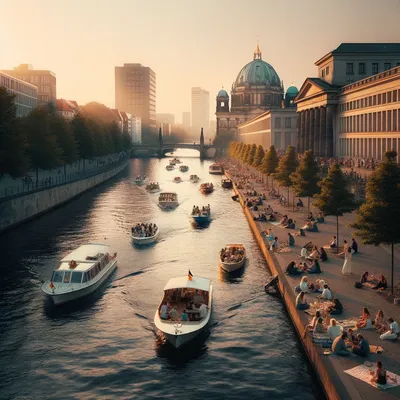 vibrant scenery of Berlin